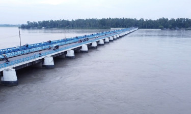 উজানের ঢলে তিস্তার পানি বিপৎসীমার ওপরে
