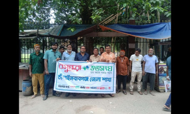 চাঁপাইনবাবগঞ্জে সড়ক নিরাপত্তা বিষয়ে বসুন্ধরা শুভসংঘের লিফলেট বিতরণ