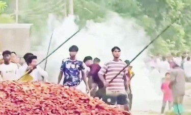 সরাইলে নিহতের ঘটনার জেরে ফের সংঘর্ষ, ওসিসহ আহত ২৫