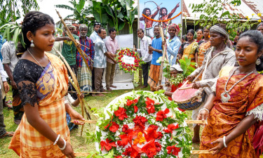 গাইবান্ধায় ১৭১তম সাঁওতাল বিদ্রোহ দিবস উদযাপন
