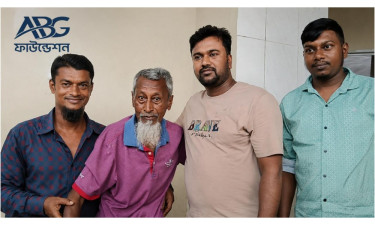 অসহায় বৃদ্ধের পাশে আনভীর বসুন্ধরা গ্রুপ ফাউন্ডেশন