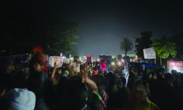 সুমন হত্যার প্রতিবাদে ভাঙ্গায় ফের সড়ক অবরোধ, দাফন সম্পন্ন