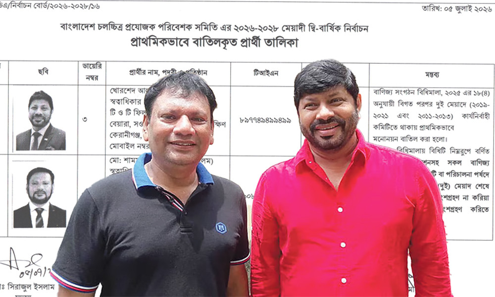খোরশেদ আলম খসরু ও শামসুল আলমের মনোনয়ন বাতিল
