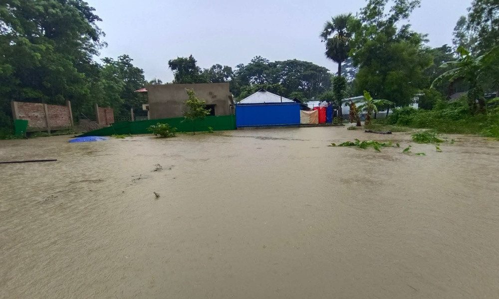 টানা বৃষ্টিতে মিরসরাইয়ের নিম্নাঞ্চল প্লাবিত, পানিবন্দি শতশত পরিবার