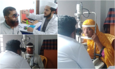 ব্রাহ্মণবাড়িয়ায় বসুন্ধরার চক্ষু ক্যাম্প, ৪ শতাধিক রোগীকে ফ্রি চিকিৎসা