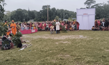 শিবচরে ‘পদ্মা পাড়ের জীবন যুদ্ধ’ মাঠ মহড়া