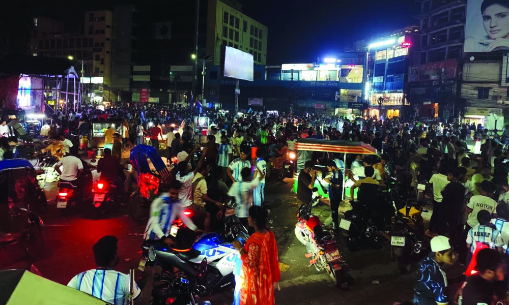 আর্জেন্টিনার জয়ে উল্লাসে মুখর খুলনা নগরী