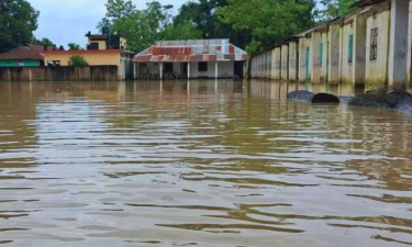 ধলাই নদীর বাঁধ ভেঙে ২০ গ্রাম প্লাবিত