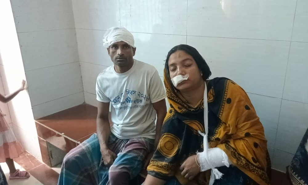 ক্ষেতলালে জমি নিয়ে সংঘর্ষ, আহত ১০