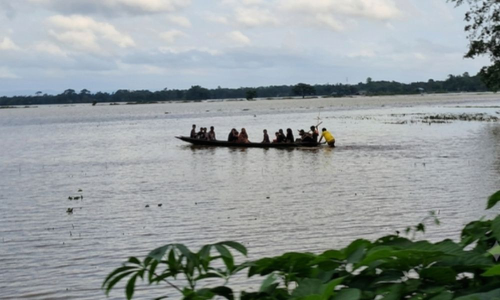 ধলাই নদীর পানি কমলেও কাটেনি দুর্ভোগ, নতুন করে ডুবল ৬ গ্রাম