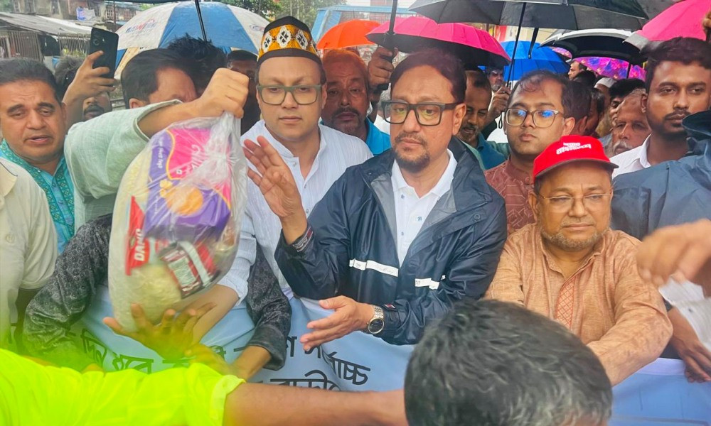 চট্টগ্রামে বন্যার্তদের পাশে জিয়াউর রহমান ফাউন্ডেশন