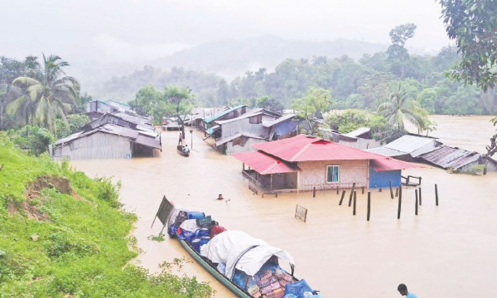 বৃষ্টি বন্যা দুর্ভোগ