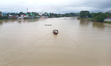 উপদাখালীর পানি বিপৎসীমার ওপরে