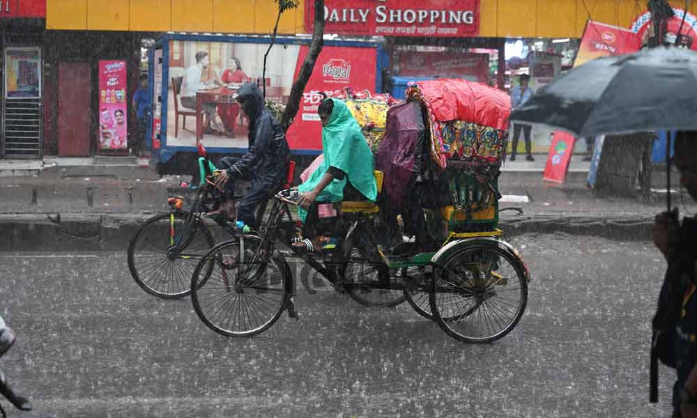 ২৪ ঘণ্টায় ঢাকায় ৯৭ মিলিমিটার বৃষ্টি