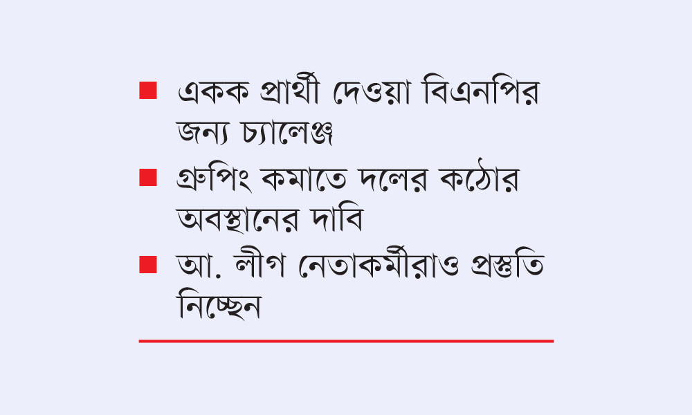 ইউনিয়নে গ্রুপিং, ভোটের মাঠে প্রার্থীদের দৌড়ঝাঁপ
