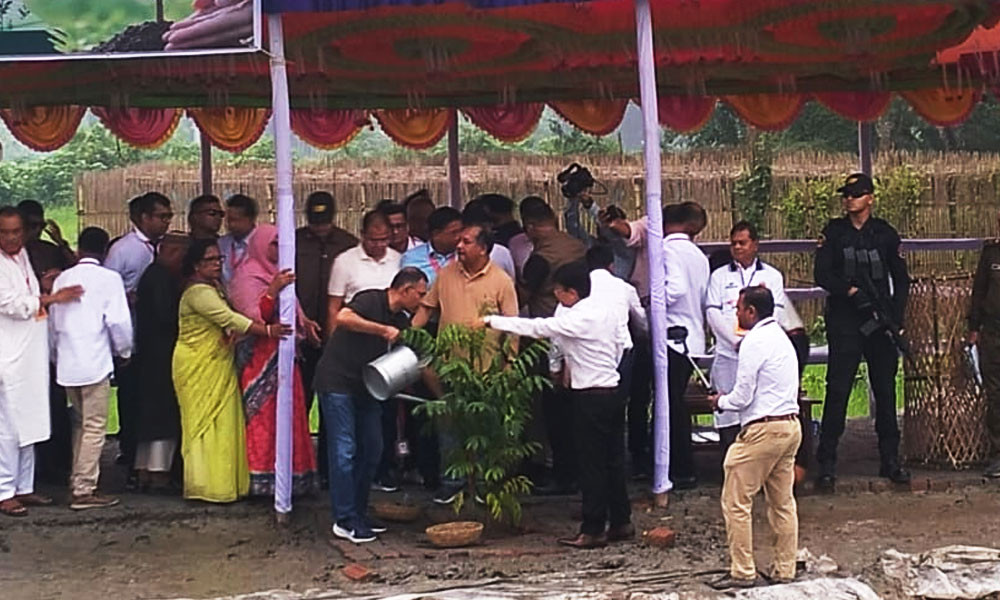 গৌরনদীতে বৃক্ষরোপণ করলেন প্রধানমন্ত্রী