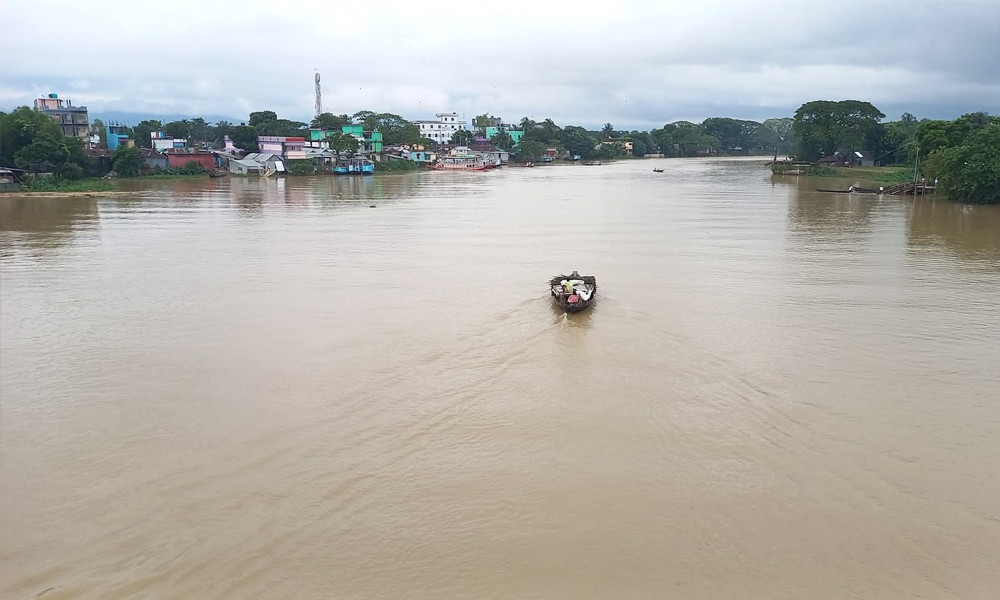 উপদাখালী নদীর পানি বিপৎসীমার ৮ সেন্টিমিটার ওপরে