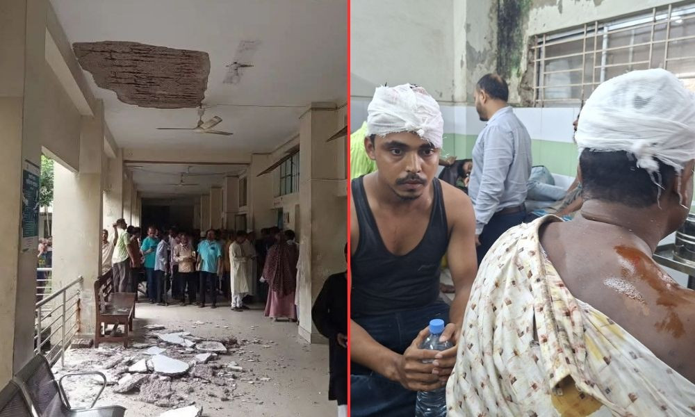 বিচারপ্রার্থীদের ওপর খসে পড়ল আদালত ভবনের পলেস্তারা, আহত ৫