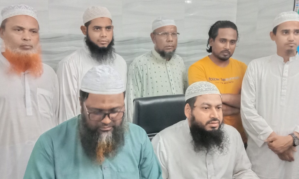হরিদাসের দৃষ্টান্তমূলক শাস্তির দাবিতে গাইবান্ধায় সংবাদ সম্মেলন