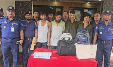 জাপান প্রবাসীর লুট হওয়া সাড়ে ৮ ভরি স্বর্ণালংকারসহ গ্রেপ্তার ৪