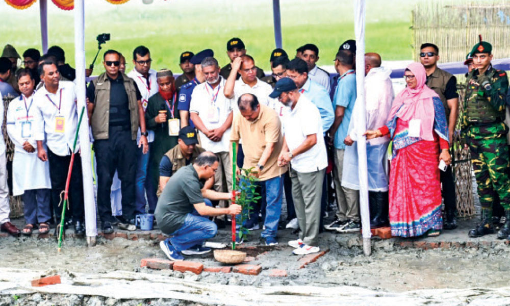 বৃক্ষরোপণ কর্মসূচির উদ্বোধন