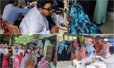 কুমিল্লায় বসুন্ধরার ফ্রি মেডিক্যাল ক্যাম্প, ৪ শতাধিক রোগীকে বিনা মূল্যে চিকিৎসা