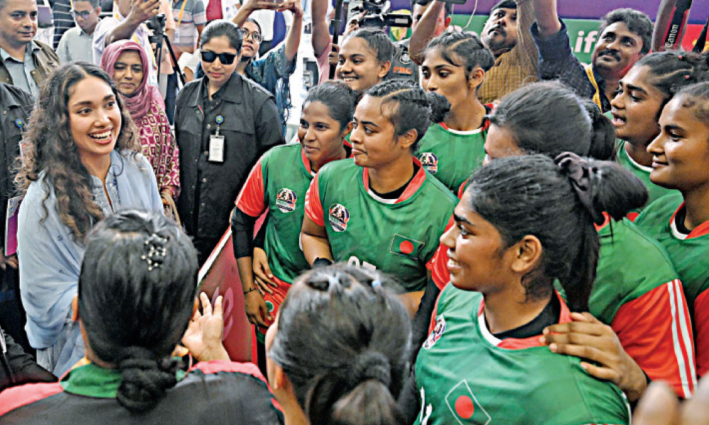 কাবাডিতে মেয়েদের জয়