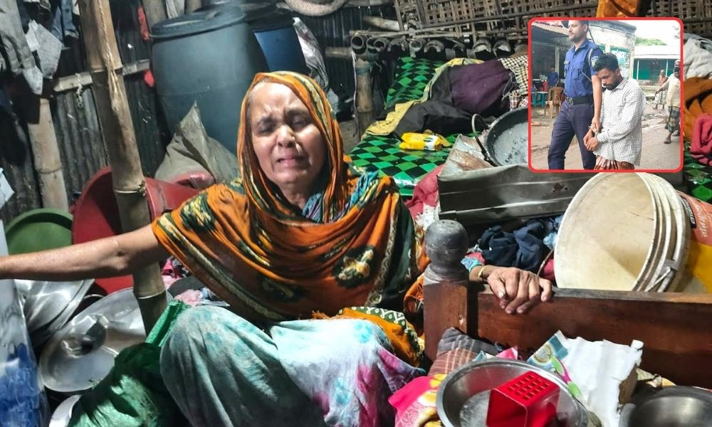 ‘ঘরের সব ভেঙে শেষ করে দিছে, এখন আমাদের আর কিছুই রইল না’
