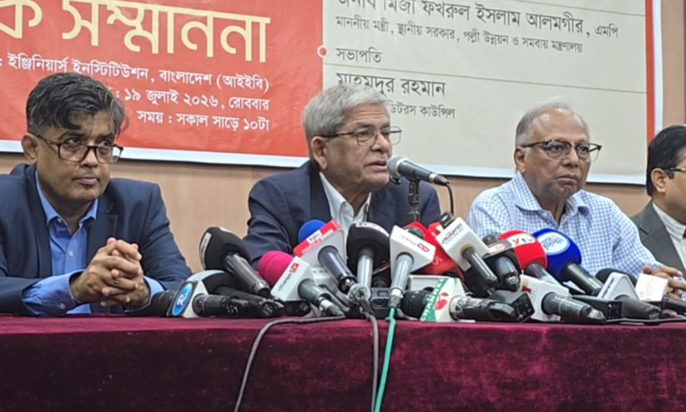 জুলাই সনদ বাস্তবায়ন বিতর্কের অবসান হওয়া উচিত : মির্জা ফখরুল