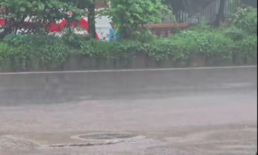 রাজধানীতে আবারও ভারি বৃষ্টি, জলাবদ্ধতার শঙ্কা