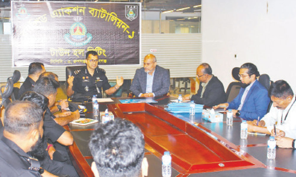 নিরাপত্তা জোরদারে র্যাব ও বসুন্ধরা আবাসিক এলাকার যৌথ উদ্যোগ