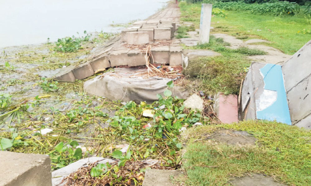 ঝুঁকির মুখে ১০২ কিমি বাঁধ, ফসল ডুবেছে ১৫ হাজার হেক্টরের