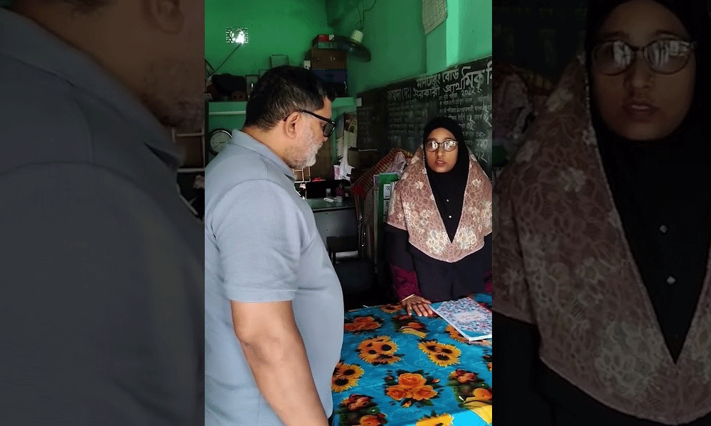 এক ক্লাসে একজন শিক্ষার্থী, দেখে অবাক এমপি!
