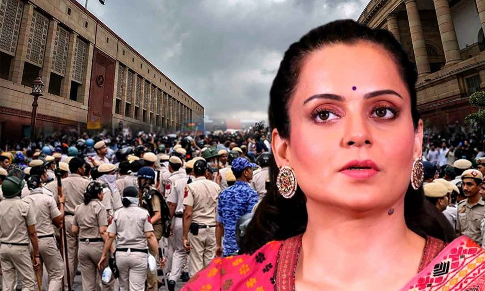 দিল্লিতে শিক্ষার্থীদের বিক্ষোভে আতঙ্কিত কঙ্গনা