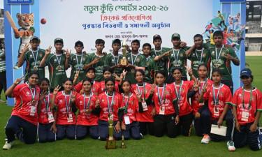 নতুন কুঁড়ি ক্রিকেট : বালক বিভাগে রাজশাহী, বালিকা বিভাগে ঢাকা চ্যাম্পিয়ন