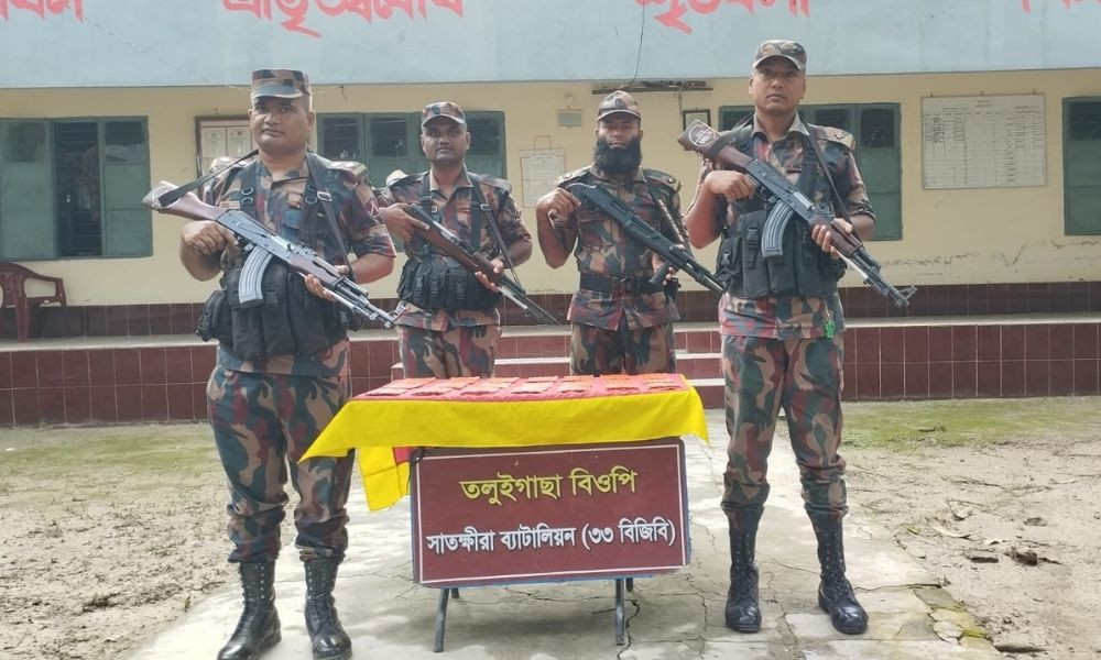 সাতক্ষীরা সীমান্তে পৃথক অভিযানে মাদকসহ ভারতীয় মালামাল জব্দ
