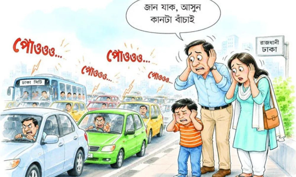 কান নষ্ট ভয়ংকর শব্দে