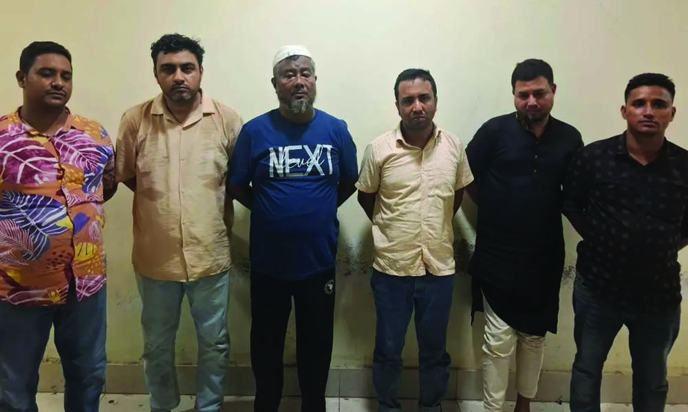 রাজধানীর গুলশানে নিষিদ্ধ ঘোষিত আওয়ামী লীগের ৬ নেতাকর্মী গ্রেপ্তার