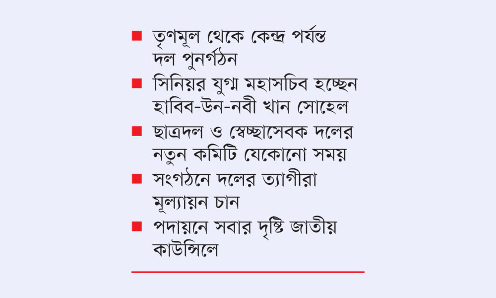 বিএনপিতে সাংগঠনিক তৎপরতা জোরদার হচ্ছে