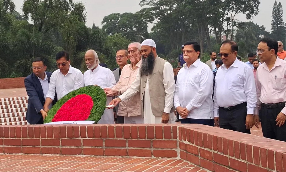 জাতীয় স্মৃতিসৌধে নবনিযুক্ত মন্ত্রী-প্রতিমন্ত্রীদের শ্রদ্ধা