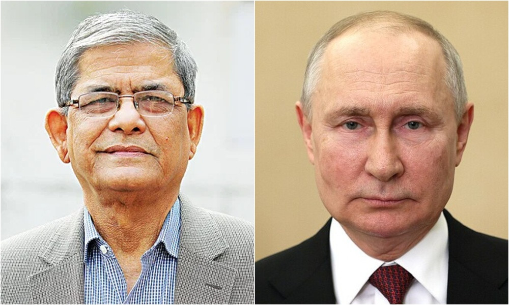 রাষ্ট্রপতি মির্জা ফখরুলকে পুতিনসহ ৭ দেশের অভিনন্দন