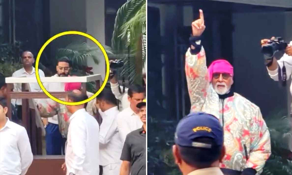 বোমা হামলার হুমকির মাঝেই ‘জলসা’র বাইরে অমিতাভ