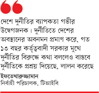 দুর্নীতিগ্রস্ত দেশের তালিকায় এবার ১৪তম বাংলাদেশ