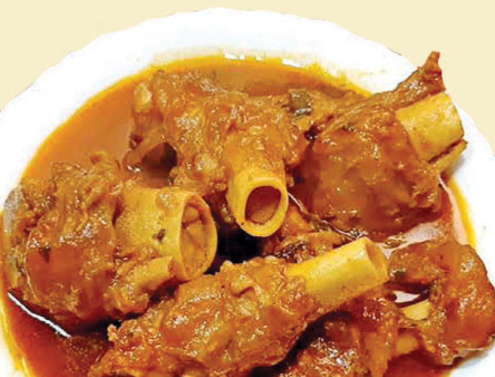 পাঁচতারা হোটেলের মাংসের পদ