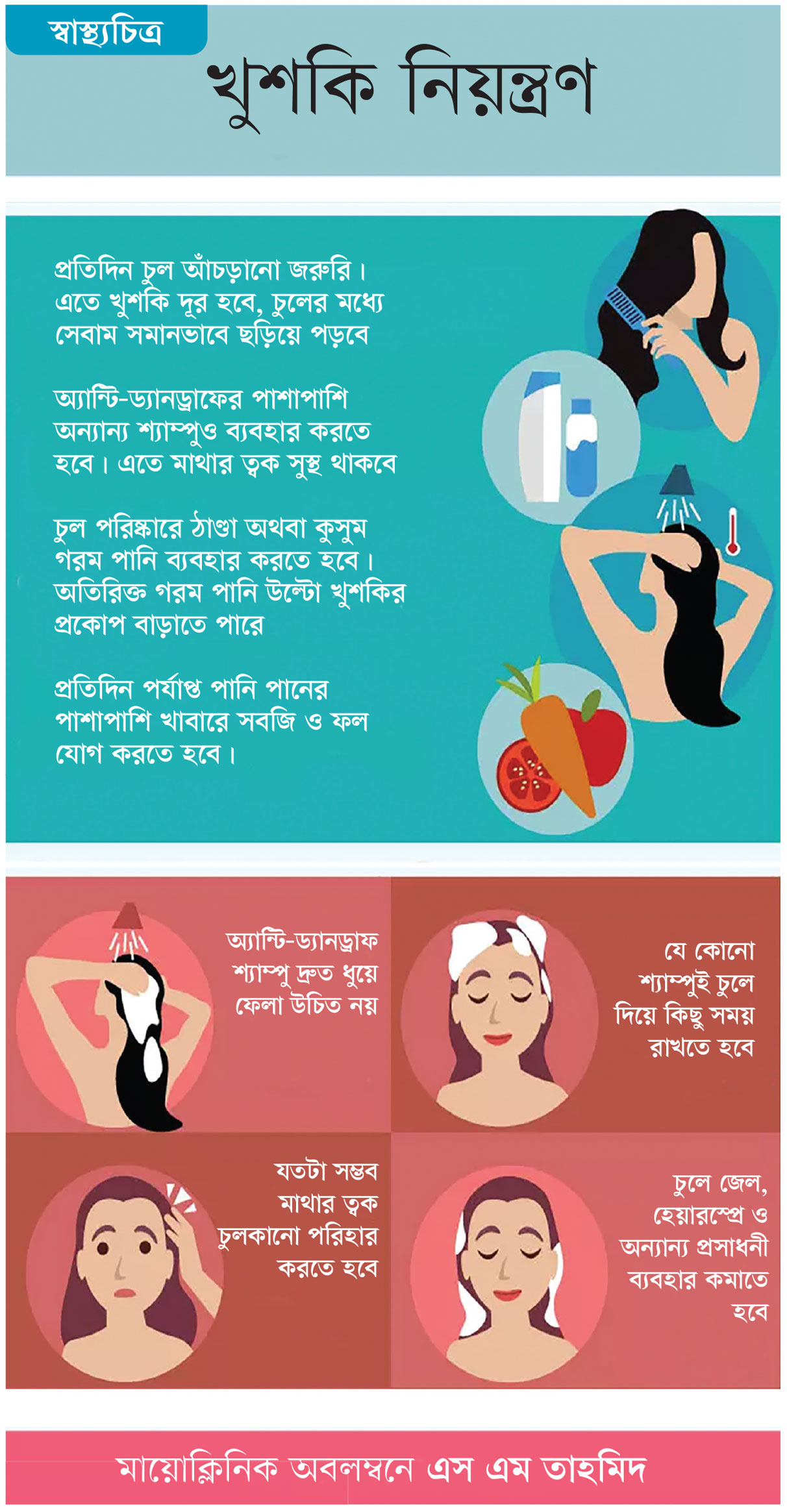 খুশকি নিয়ন্ত্রণ