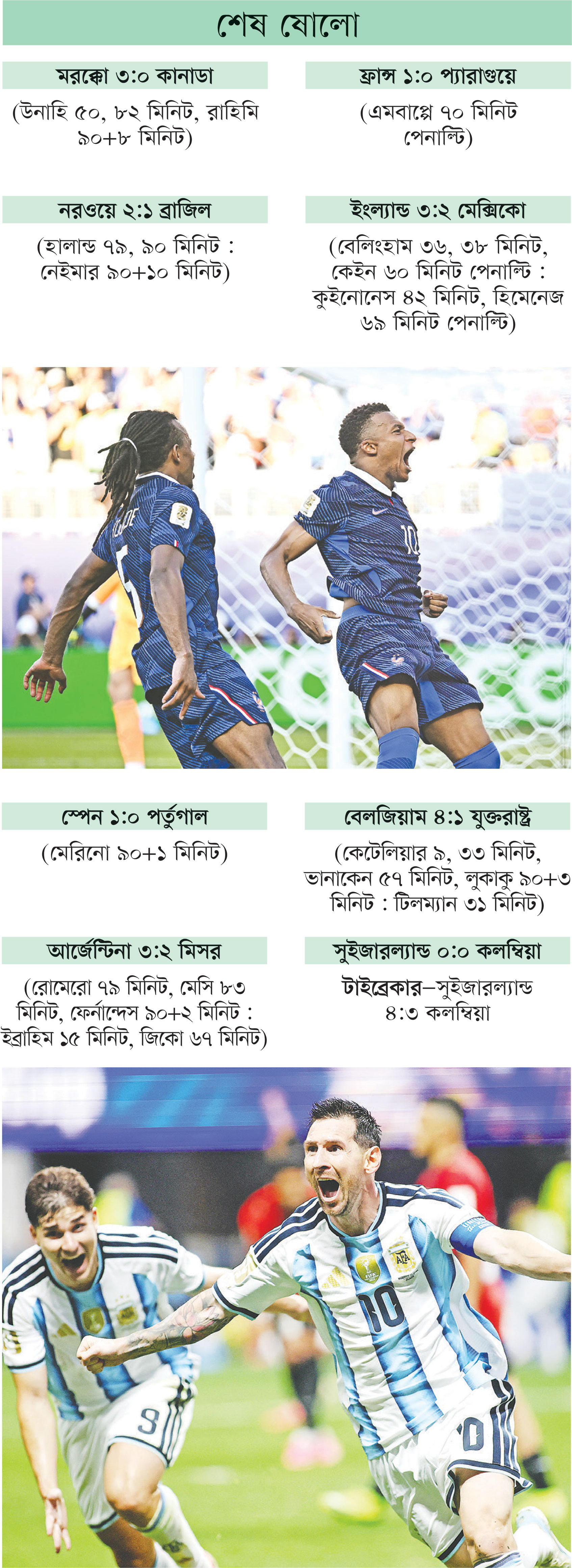 শেষ ষোলো